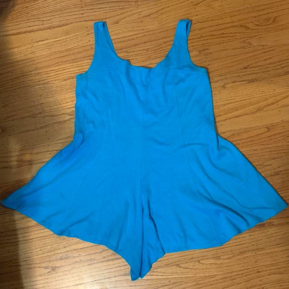 Turquoise Blue Romper